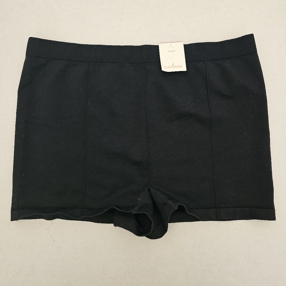 Colsie Black Boy Shorts. Size: Large Spandex New With Tags